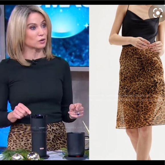 Nili Lotan relana leopard print silk skirt - Picture 4 of 5